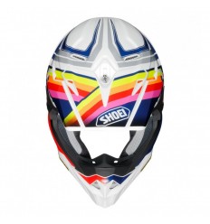 Casco Shoei Vfx-Wr Pinnacle Tc1 Negro Azul Rojo |VFXWRPIN12|