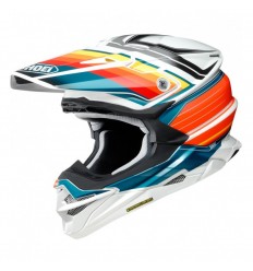 Casco Shoei Vfx-Wr Pinnacle Tc8 Blanco Azul Naranja |VFXWRPIN82|