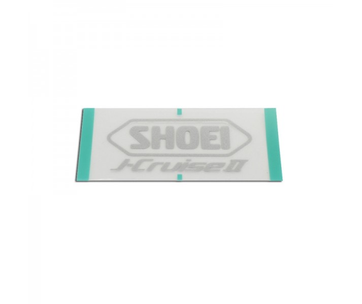 Recambio Shoei Logo Posterior J-Cruise 2 Gris Mate |090JC2RSTMTSLV|