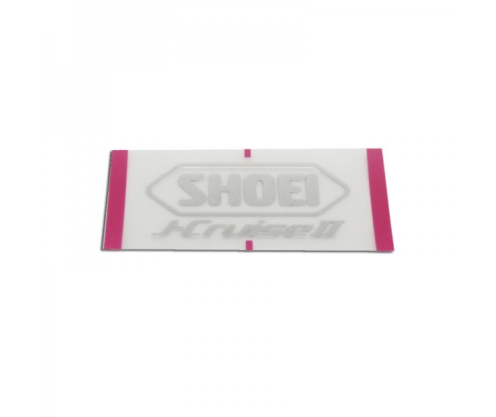 Recambio Shoei Logo Posterior J-Cruise 2 Gris Plata |090JC2RSTSLV|