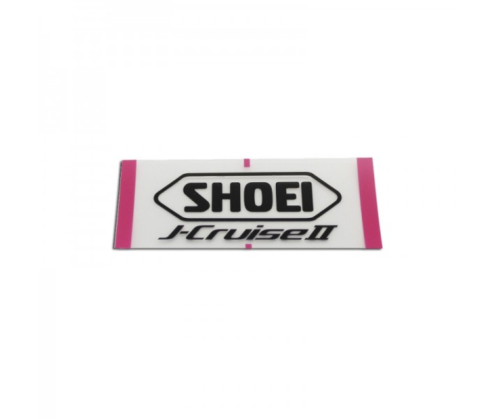 Recambio Shoei Logo Posterior J-Cruise 2 Negro |090JC2RSTBLK|