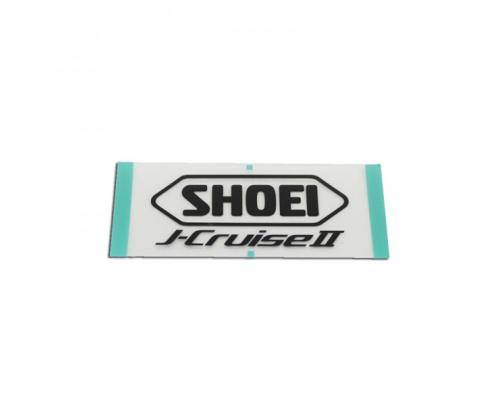 Recambio Shoei Logo Posterior J-Cruise 2 Negro Mate |090JC2RSTMTBLK|