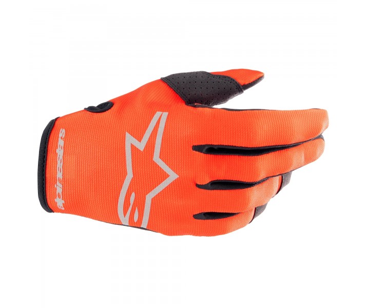 Guantes Alpinestars Infantil Radar Hot Naranja Negro |3541823-411|