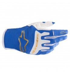 Guantes Alpinestars Techstar Ucla Azul Brushed Oro |3561023-7265|