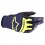 Guantes Alpinestars Techstar Night Navy Amarillo Fluor |3561023-7455|