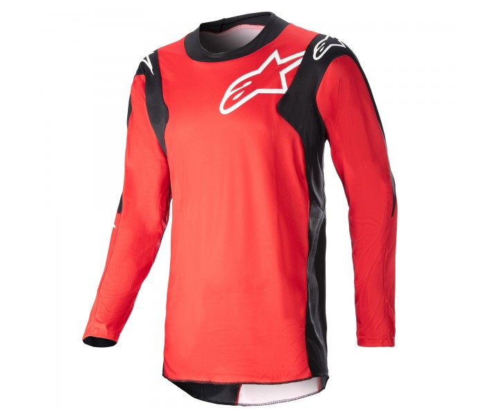 Camiseta Alpinestars Racer Hoen Mars Rojo Negro |3761323-3110|