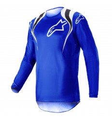 Camiseta Alpinestars Fluid Narin Azul Ray Blanco |3761823-7021|