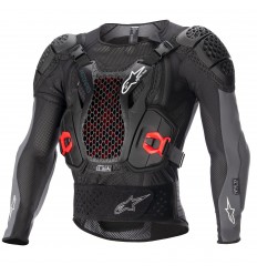 Peto De Protección Alpinestars Bionic Plus V2 Negro Anthracita Rojo |6506723-103