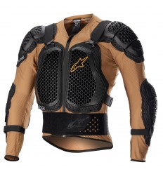 Peto De Protección Alpinestars Bionic Action V2 Sand Negro Tangerine |6506823-81