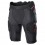 Pantalón Corto De Protección Bionic Pro Negro Rojo |6507523-13|