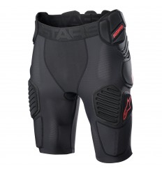 Pantalón Corto De Protección Bionic Pro Negro Rojo |6507523-13|