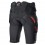 Pantalón Corto De Protección Bionic Pro Negro Rojo |6507523-13|