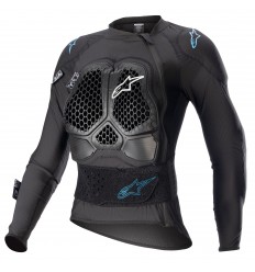 Peto De Protección Alpinestars Stella Bionic Action V2 Negro Cian |6516823-1079|