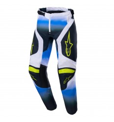 Pantalón Alpinestars Infantil Racer Push Nightlife Azul Blanco |3740823-9702|