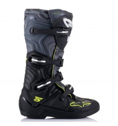 Botas Alpinestars Tech 5 Negro Cool Gris Amarillo Fluor |2015015-1055|