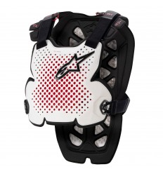 Peto Alpinestars A-1 Pro Blanco Negro Rojo |6700123-213|