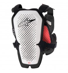 Peto Alpinestars A-1 Pro Blanco Negro Rojo |6700123-213|