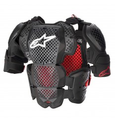 Peto Alpinestars A-10 V2 Full Anthracita Negro Rojo |6700523-1431|