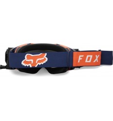 Máscara Fox Vue Stray Con Roll Off Azul Marino Naranja |25829-425|