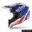 Casco Airoh Wraap Six Days 2022 France Gloss Blanco Azul Rojo |WRSX38|