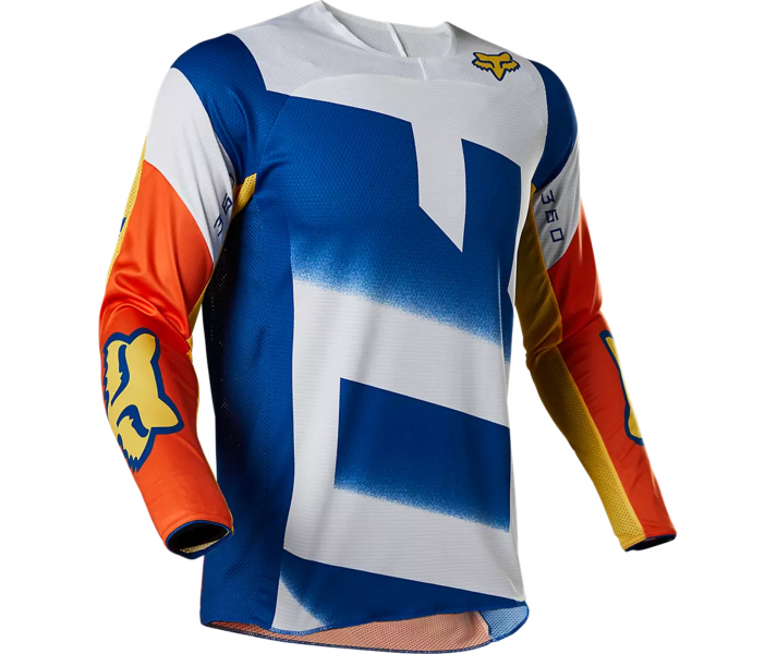 Camiseta Fox 360 Rkane Blanco Azul Naranja |28817-592|