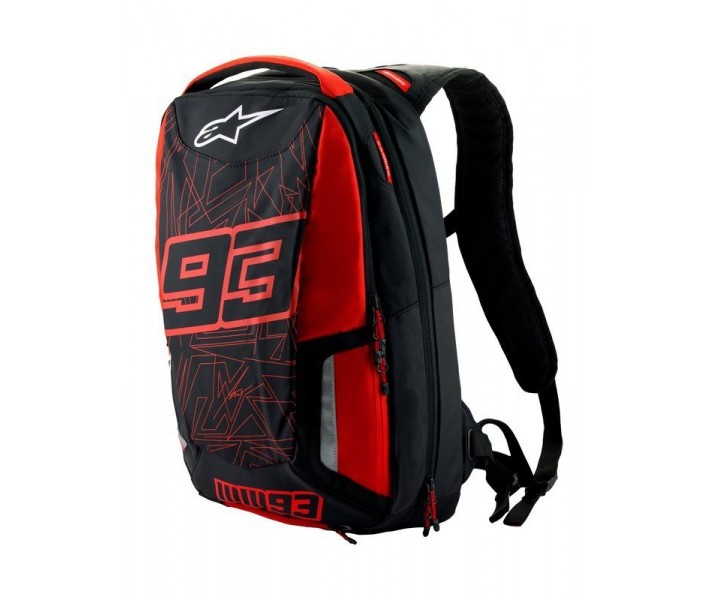 Mochila Alpinestars MM93 Jerez V2 Negro Rojo |6105921-1303|