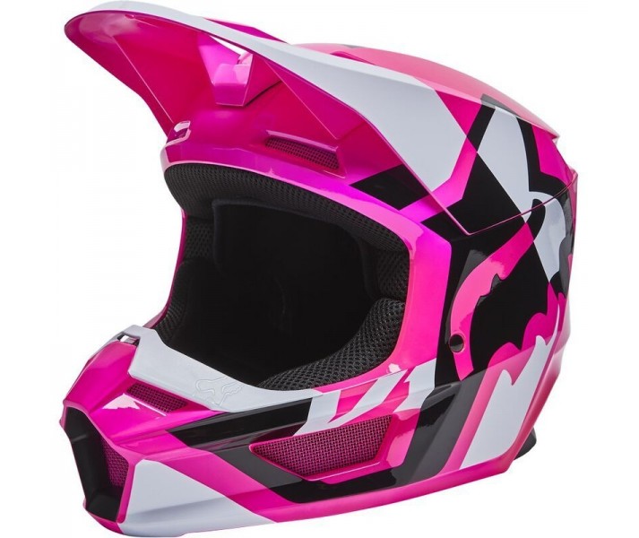 Casco Fox Infantil V1 Lux Rosa |28356-170|