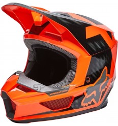 Casco Fox Infantil V1 Dier Naranja Fluor |28360-824|