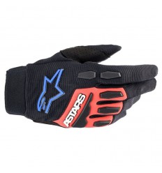 Guantes Alpinestars Full Bore Xt Negro Rojo Azul |3563623-1317|