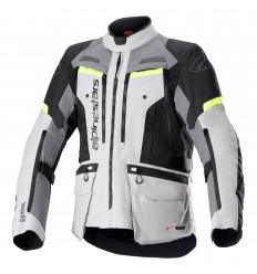 Chaqueta Alpinestars Bogota' Pro Drystar Gris Amarillo Fluor |3207023-9195|