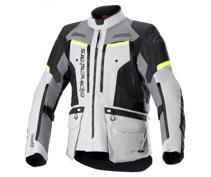 Chaqueta Alpinestars Bogota' Pro Drystar Gris Amarillo Fluor |3207023-9195|