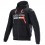 Sudadera Alpinestars Chrome Ignition Negro Rojo Fluor |4200822-1030|