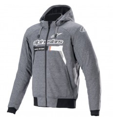 Sudadera Alpinestars Chrome Ignition Gris Blanco |4200822-9162|