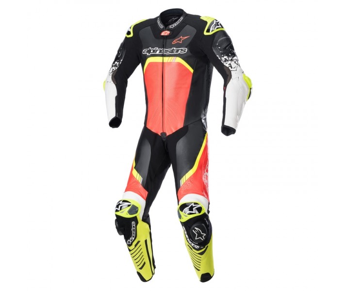 Mono Alpinestars Gp Tech V4 1 Pc Negro Rojo Amarillo |3156822-1355|