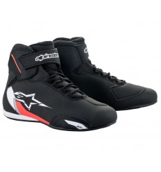 Zapatillas Alpinestars Sektor Negro Blanco Rojo Fluor |2515518-1231|