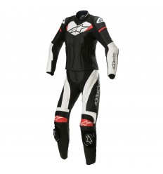 Mono Alpinestars Mujer Gp Plus 2 Pc Leather Negro Blanco Rojo |3170522-1304|