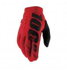 Guantes 100% Brisker Rojo |100030003|