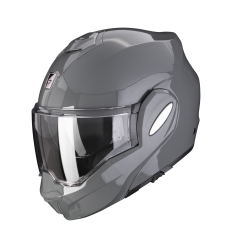 Casco Scorpion Exo-Tech Evo Solid Gris Cemento |118-100-253|