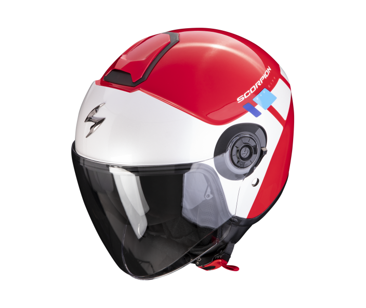 Casco Scorpion Exo-City II Mall Rojo Blanco Azul |183-422-316|