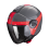 Casco Scorpion Exo-City II Short Gris Rojo |183-424-318|