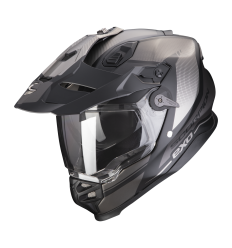 Casco Scorpion Adf-9000 Air Trail Negro Mate Plata |184-425-159|