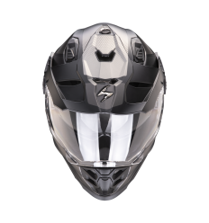 Casco Scorpion Adf-9000 Air Trail Negro Mate Plata |184-425-159|