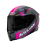 Casco Caberg Avalon X Optic Negro Gris Mate Fucsia |C2QI60L9|