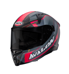 Casco Caberg Avalon X Optic Negro Gris Mate Rojo |C2QI60L7|