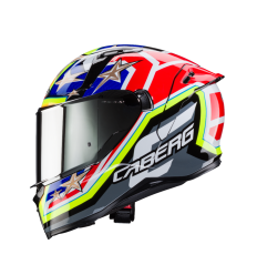 Casco Caberg Avalon X Track Negro Amarillo Rojo Azul |C2QH60J9|