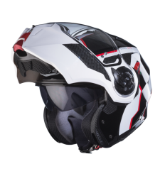 Casco Caberg Duke Evo Move Negro Blanco Rojo |C0KB60M3|