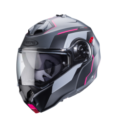 Casco Caberg Duke Evo Move Mate Gun Metal Negro Fucsia |C0KB60M1|