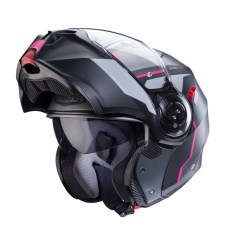 Casco Caberg Duke Evo Move Mate Gun Metal Negro Fucsia |C0KB60M1|