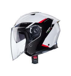 Casco Caberg Flyon II Boss Blanco Rojo Azul |C4HF60M6|