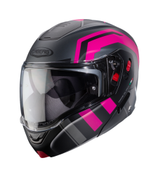 Casco Caberg Horus X Road Mate Gun Metal Negro Fucsia |C0JD60M1|